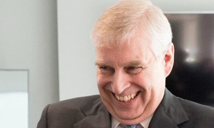 Andrew Windsor is still smiling these days.MEGA