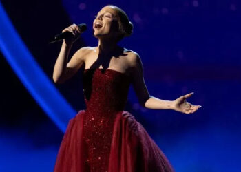 Ariana Grande performs on the 97th Academy Awards, March 2, 2025 (Disney/Frank Micelotta)
