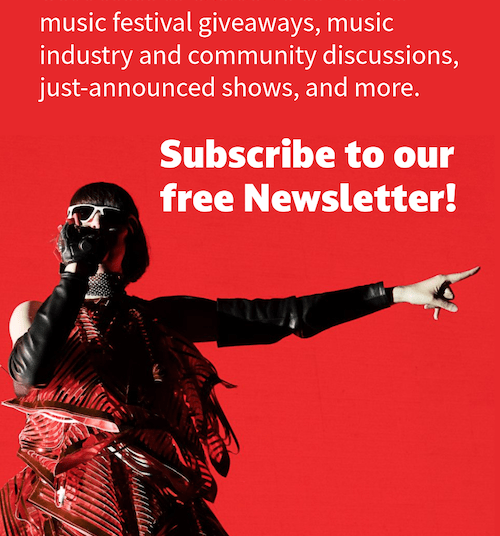 Subscribe to Grimy Goods newsletter White Font