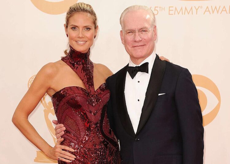 Heidi Klum and Tim Gunn at the Primetime Emmy Awards in 2013 Jason LaVeris/FilmMagic