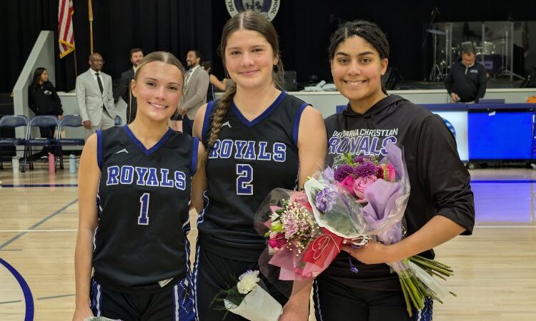 Trio of seniors honored before Royals vanquish Dragons