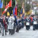 Members of the Royal Canadian Legion branch in Aldergrove are seen marching during Remembrance Day. The national association that speaks for all Legion branches has taken issue with comments by U.S. president Trump about Canada and other NATO allies. (Langley Advance Times file)