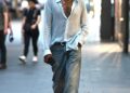 UK reality star Vas J Morgan (pictured) has been spotted soaking up the Sydney sun, fuelling speculation he is in town for a Mardi Gras appearance alongside close friend Rita Ora
