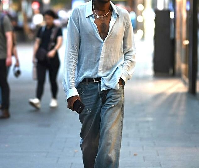 UK reality star Vas J Morgan (pictured) has been spotted soaking up the Sydney sun, fuelling speculation he is in town for a Mardi Gras appearance alongside close friend Rita Ora