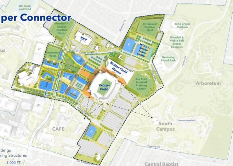 University of KY proposes entertainment district near Kroger Field