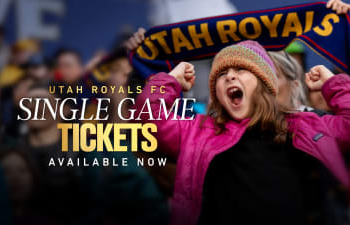 Utah Royals FC 2026 Single-Game Tickets Available Wednesday Morning at 9:30a MT via UtahRoyals.com