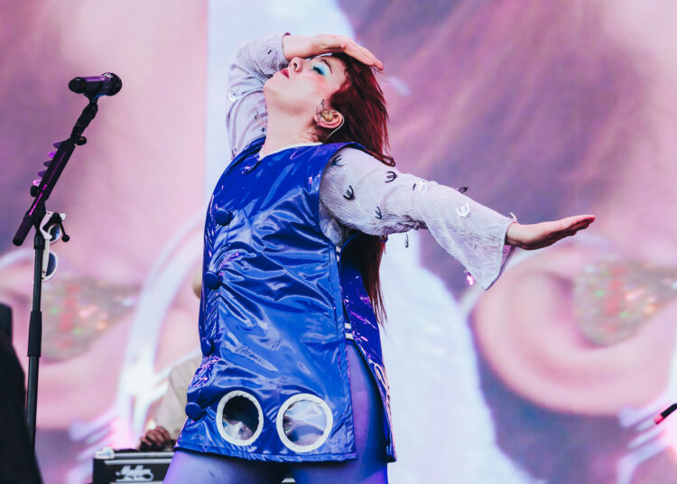 CMAT live at Glastonbury 2025. Credit: Andy Ford for NME