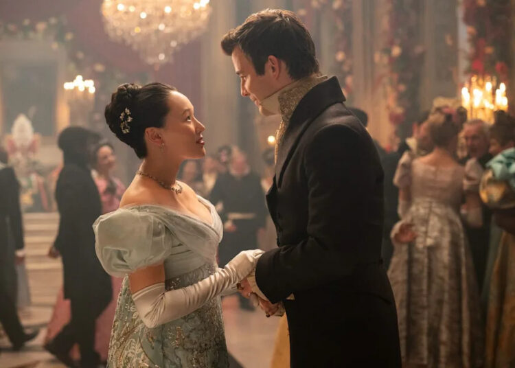 Yerin Ha and Luke Thompson in 'Bridgerton'Credit: Liam Daniel/Netflix