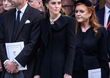 In his new book Entitled, author Andrew Lownie highlighted that William and Kate always appeared to have chilled relations to the ex Duke and Duchess of York, going so far as to exclude Sarah from their wedding invite list in 2011; after it emerged that she seemingly accepted cash for access to her ex-husband. William, Kate and Sarah pictured at the Duchess of Kent's funeral
