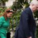 Where is Sarah Ferguson as Andrew leaves Royal Lodge?
