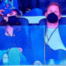 Princess Eugenie and Prince Harry at Super Bowl LVI in 2022 NBC