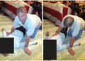 Britain's Prince Andrew kneels over a female in a combination of images released by the Department of Justice in Washington, D.C., U.S., on January 30, 2026 as part of a new trove of documents from its investigations into the late financier and convicted sex offender Jeffrey Epstein. U.S. Justice Department/Handout via REUTERS   THIS IMAGE HAS BEEN SUPPLIED BY A THIRD PARTY. REDACTED AREAS FROM SOURCE. THIS PICTURE WAS PROCESSED BY REUTERS TO ENHANCE QUALITY. UNPROCESSED VERSIONS HAVE BEEN PROVIDED SEPARATELY.