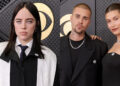 Billie Eilish and Justin and Hailey Bieber