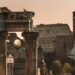 Rome at sunset during one of the classical music concerts