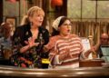 Melissa Peterman and Belissa Escobedo in 'Happy's Place' Season 2