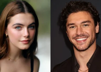 The lead actors of Off Campus Season 1, Ella Bright and Belmont Cameli (Source: IMDb)