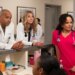 Donald Faison, Sarah Chalke and Judy Reyes in ABC's "Scrubs" revival.