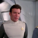 a sci-fi character on a starship