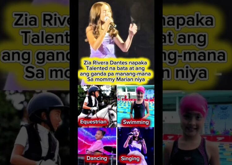 😱Napaka talented talaga Ni Zia Rivera Dantes #trending #viral #celebrity