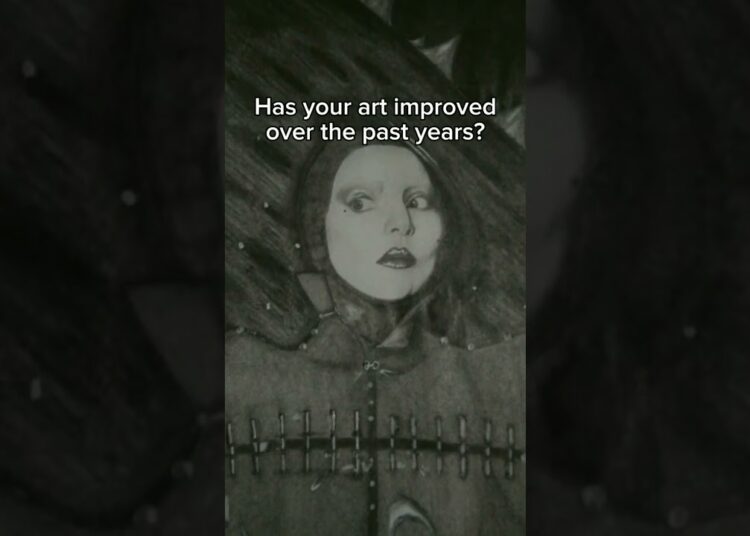 did i improve over the past 2 years? #art #artist #drawing #shorts