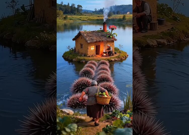 Grandma ran over the sea creature 😂~ Carriage House wooden artist/ #shorts