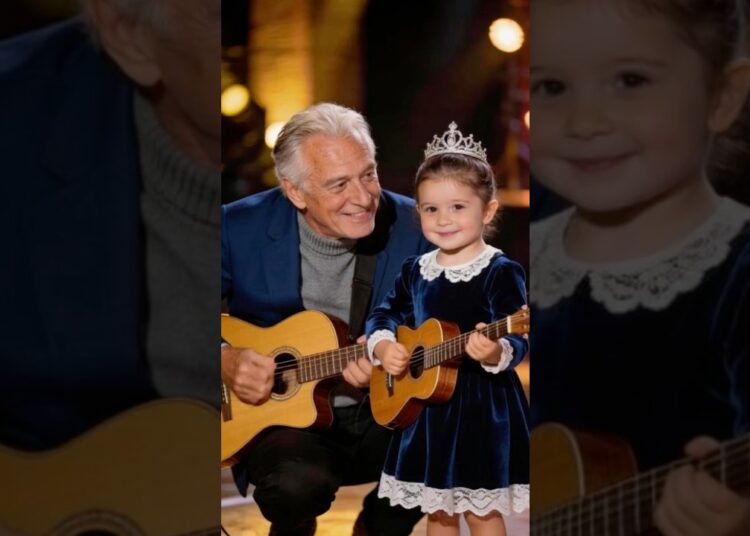 The girl and her grandfather’s wonderful performance  #love #folksouls #music #violin #cute #talent