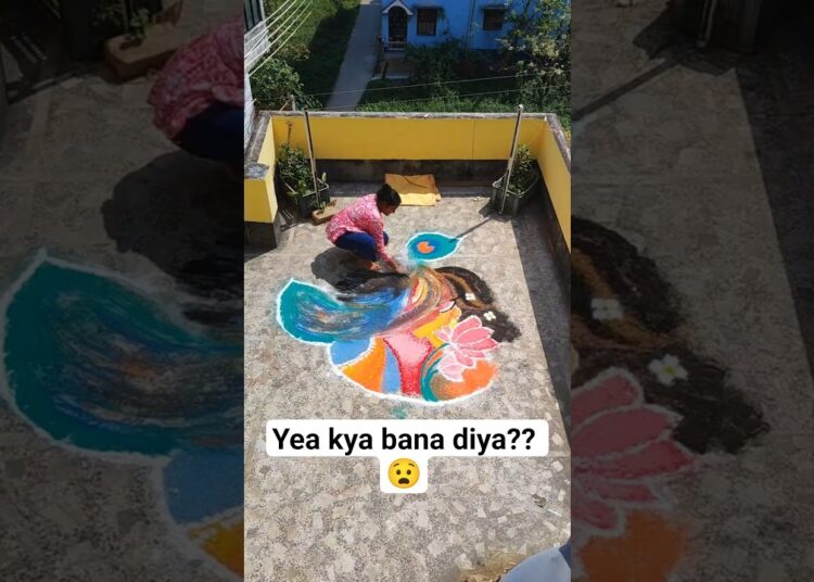 Yea kya bana diya holi aane se pahle ??😳#holispecial #artist #artandcraft
