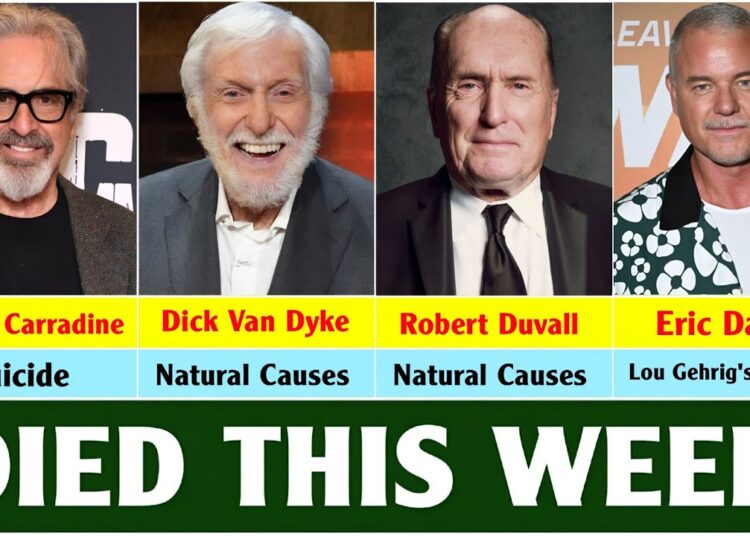 30 Famous Celebrities Who Died In The Last Few Days