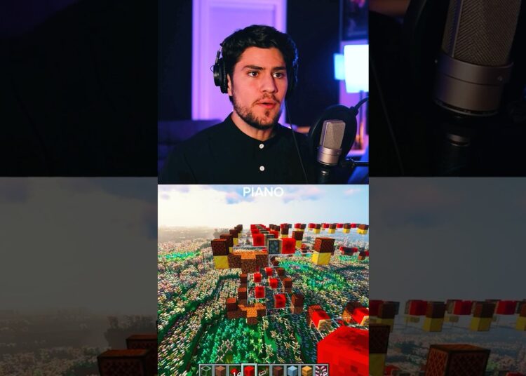 Making music in Minecraft