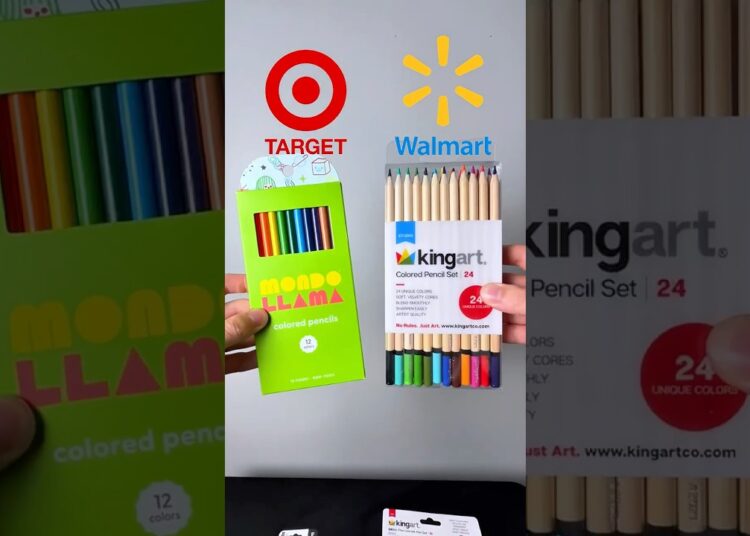 Which Store has Better Art Supplies? Pt.2 (#shorts)