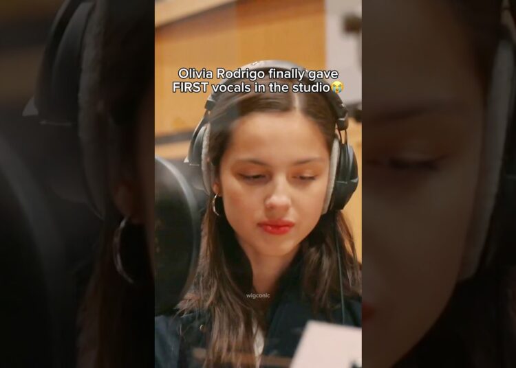 Olivia Rodrigo’s FIRST Vocals in the studio again!! #celebrity