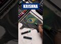 hairs Drawing With Oil pastel, Krishna Drawing #shorts #art #drawing #krishna