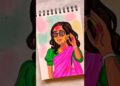 Holi Special Drawing 🍁💖 #holi #art #shorts #drawing