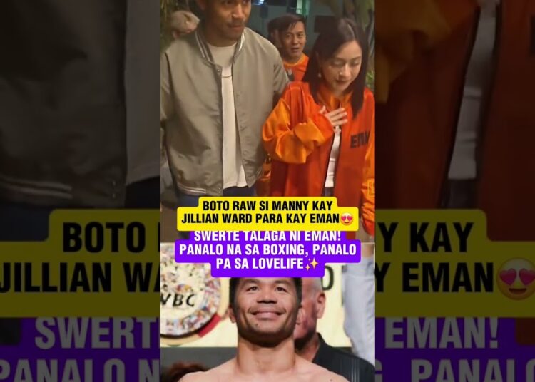 CONFIRMED? PACQUIAO SUPORTADO ANG EMAN-JILLIAN TANDEM! #shorts #fyp #viral #artist