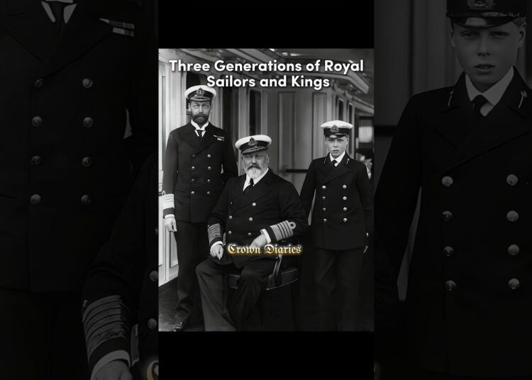 Three Generations of Royal Sailors & Kings📜 #history #king #britishmonarchy #shorts #fyp #british