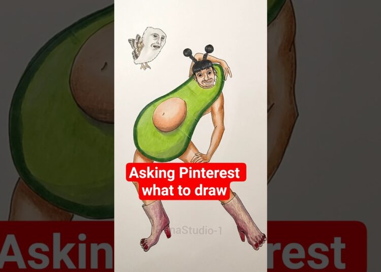 Asking Pinterest what to draw | Weird OC Edition! 👀 #art #drawing #pinterest #artchallenge #artist