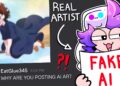 Pretending to be an AI ARTIST.. (AS A REAL ARTIST)