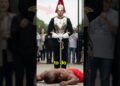 BODYBUILDER PROVOKES ROYAL GUARD AND REGRETS IT #royalguards #kingsguard
