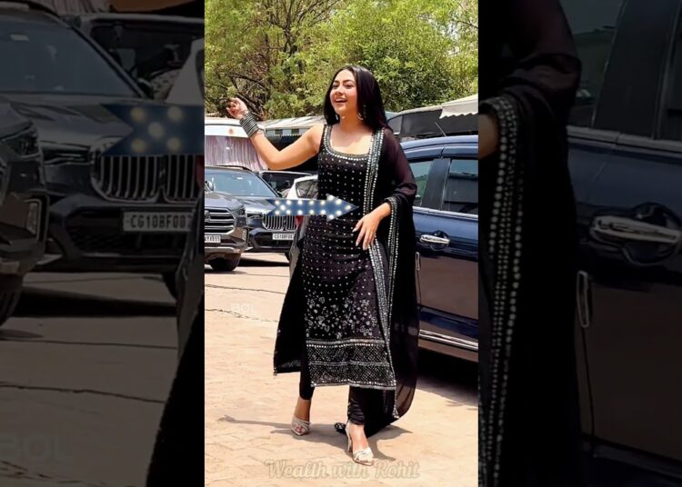 Reem Shaikh’s Royal-Spark in Mirror Embroidered Kurta Set — Price Out! #reemshaikh #fashiontrends