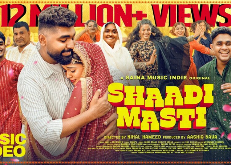 Shaadi Masti l Sreehari K | Hanan Shaah | Official Music Video l Saina Music Indie
