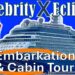 Celebrity Eclipse Embarkation Day | Ocean View Cabin Tour & Review (Cabin 3149) | Port of Boston