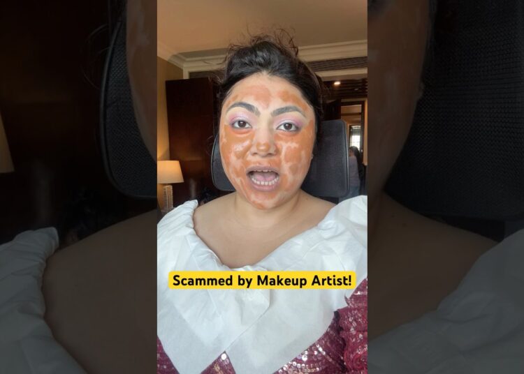 😭I got scammed by this Makeup Artist! My engagement look revealed! #sangeet #mua #makeupartist