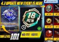 😱 A18 Royal Pass For 60 UC New Event | New 101 Collation Level | Free Upgrade Gun & Red Materials