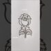 how to draw a rose ❤️🌹 #art #drawing #artist #artwork #draw