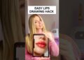 Easy LIPS drawing hack tutorial 👄 #howtodraw #lipsdrawing #drawing #drawingtutorial #art #sketch