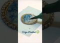 Virgo Resin Pendant ♍💙✨ #resin #artist #art #craft #handmade #virgo #youtubeshorts #diyprojects