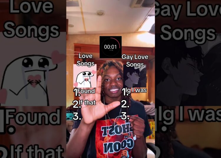 Love songs VS GAY Love songs! #love #music #quiz