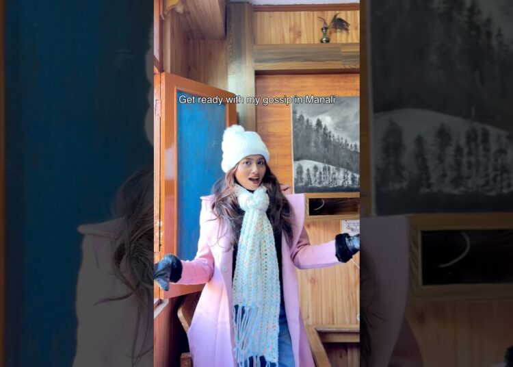 Get ready with my gossips in Manali⛰️ #youtubeshorts #shorts #funny #lifestyle #fashion