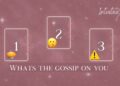 WHAT IS THE GOSSIP ON YOU**Pick A Card**🥧😗⚠️🌹✨