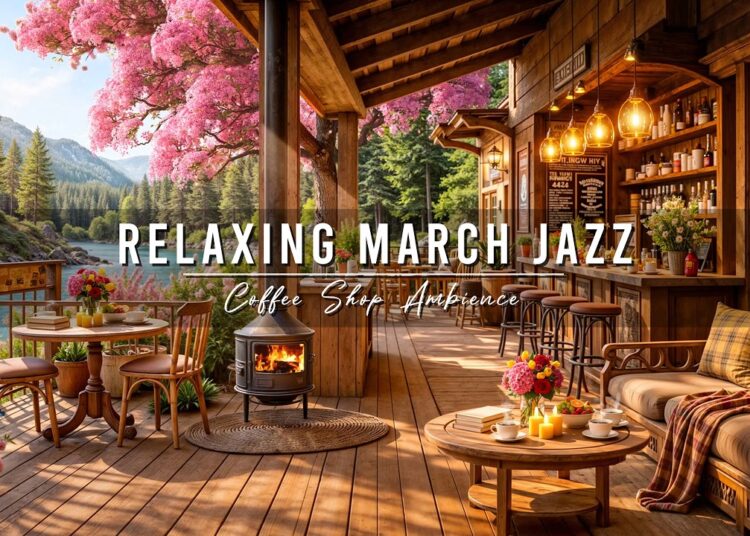 Relaxing March Morning Jazz 🌸 Cozy Spring Cafe Ambience with Soft Jazz Background Music for Good Day